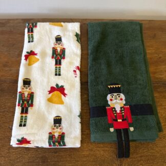 Jogo 2 Toalhas de Cozinha Soldadinho Quebra Nozes