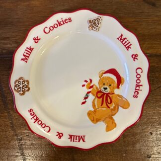 Prato Milk & Cookies Ursinho com Bengala